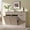 Cream, variant on Aitjunz Modern Double Tilt Out Trash Can Cabinet with 2 Drawers, Fluted Wooden Kitchen Cabinet w/ 20 Gallon Hidden Trash Can Cabinet, Natural