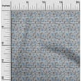 thumbnail image 2 of oneOone Velvet Light Blue Fabric Autumn Sewing Material Print Fabric By The Yard 58 Inch Wide, 2 of 4