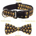 thumbnail image 5 of Collar de perro con calavera divertida, pajarita, Collar de perro ajustable, adecuado para Halloween, fiesta de perros, sesión de fotos de mascotas M, 5 of 5