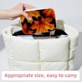 thumbnail image 6 of Maple Leaf Velvet Portable Jewelry Stand with Removable Compartment - Travel Organizer, Earring Holder, and Organizer Box - Gift, 6 of 7