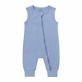 thumbnail image 2 of Realhomelove Baby Boys Girls Footless Pajamas 2 Way Zipper Short Sleeve Romper with Viscose Made From Bamboo Fiber, 2 of 9