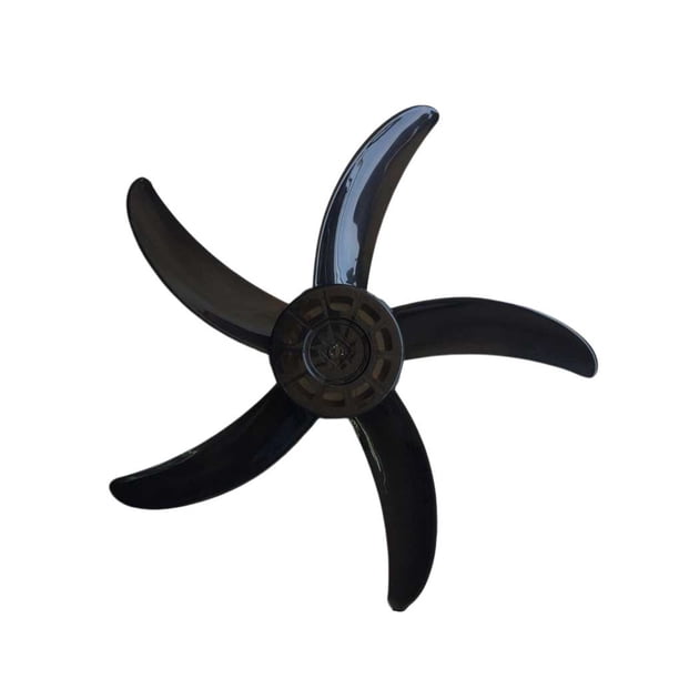 Bewildely Aspa de ventilador de plástico extraíble, hojas generales de 20 pulgadas, 5 hojas montadas en la pared, piezas de 500mm de diámetro, Electrodomésticos Negro Bewildely HA073070-01