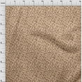 thumbnail image 4 of oneOone Velvet Brown Fabric Asian Leaf Quilting Supplies Print Sewing Fabric By The Yard 58 Inch Wide, 4 of 4