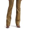 thumbnail image 3 of Ralph Lauren Women's Metallic High Rise Boot Jeans Yellow Size 4, 3 of 3