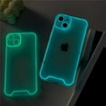 thumbnail image 4 of Funda de teléfono de silicona suave transparente luminosa con luz nocturna para iPhone 14 11 12 13 14 Pro Max 15 16 Pro X XR XS Fundas traseras a prueba de golpes, 4 of 5