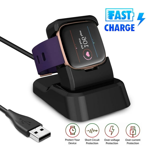Charger Cable Fit for Fitbit Versa 2, TSV Power Charging Dock, Smart Watch USB Cable Charging Stand Station Base Accessories Compatible with Fitbit Versa Walmart.com