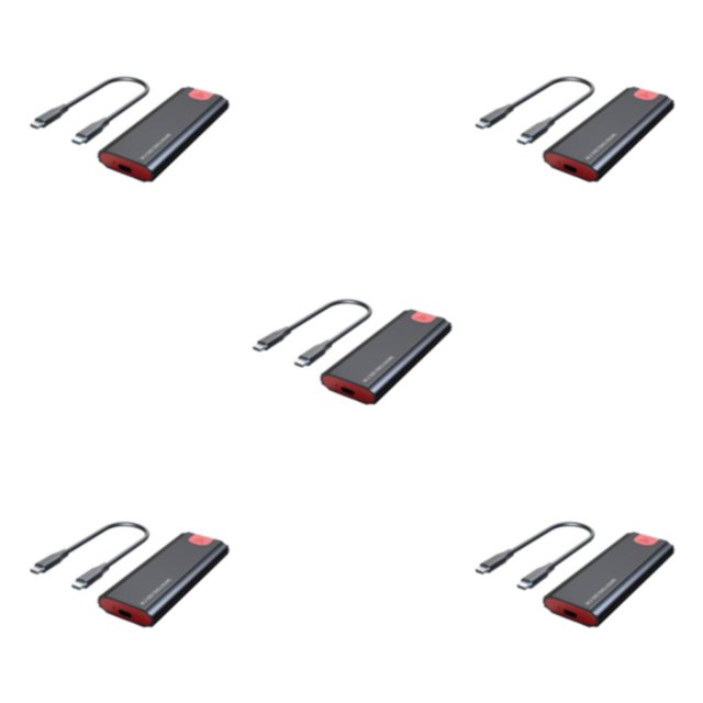 Methold M.2 NVMe SSD Enclosure HDD Box USB3.2 USB-C PCIe 3.0 Adaptador externo M2 sin herramientas Disco duro Protocolo dual Negro Type2 NO2