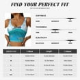 thumbnail image 5 of Uemuo Lighthouse Sea Port Pattern Women's Sports Bra - High Impact Support, Breathable, and Comfortable Athletic Bra for Running, Yoga, and Workouts, 5 of 9