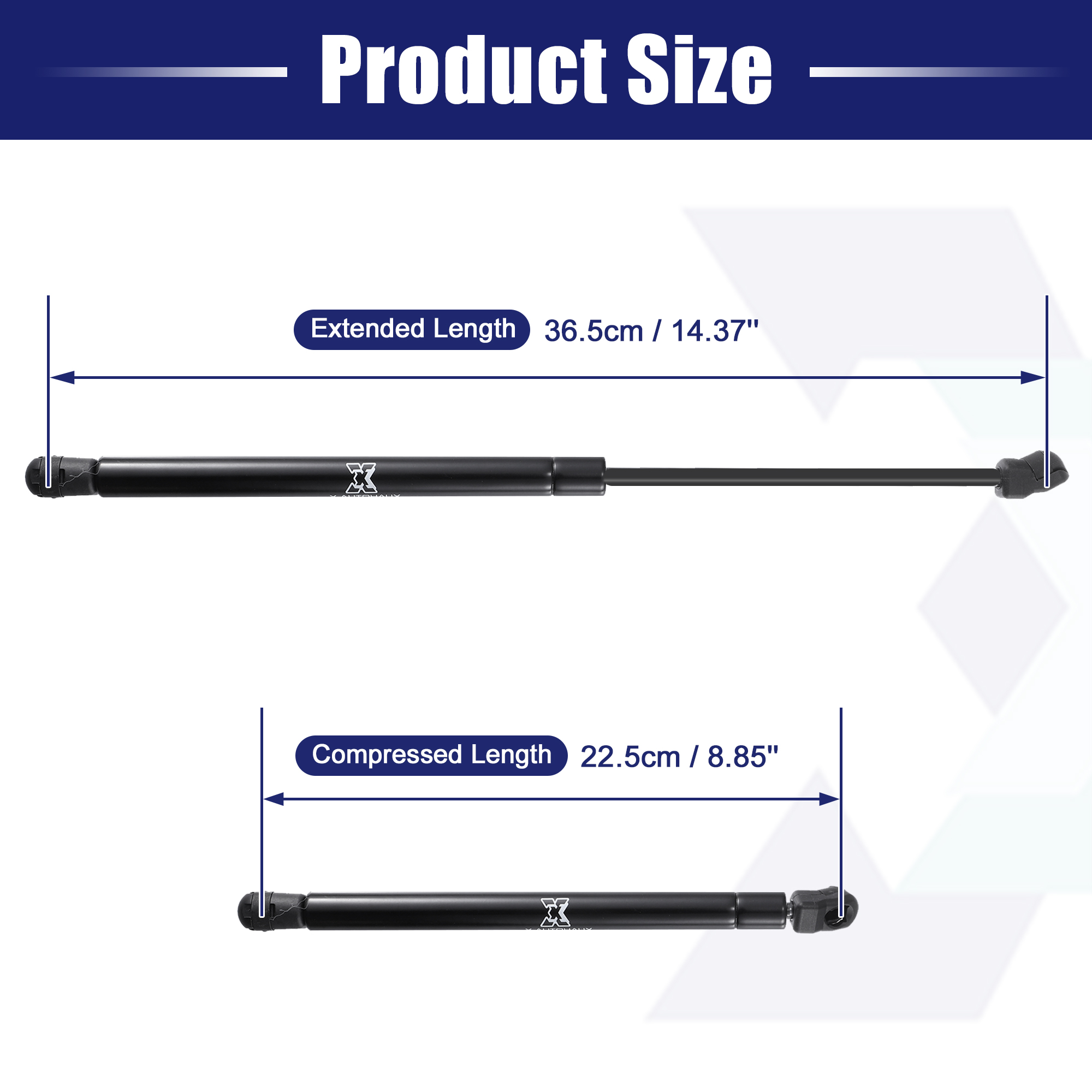 2pcs Front Hood Lift Supports Gas Struts Springs Replace 81161-C1000 for Hyundai Sonata 2015-2017 Sedan