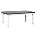 thumbnail image 3 of Sunset Trading Andrews 7-Piece 72" Extendable Wood Dining Set in White, 3 of 6