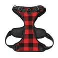 thumbnail image 5 of Bingfone Buffalo Plaid Red Black No Pull Dog Vest Harness For Small Medium Large Dogs Strap For Puppy Walking,Training,Dog Harness-Small, 5 of 9