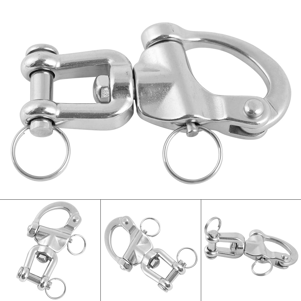 Ccdes Swivel Shackle,Swivel Snap Shackle,Quick Release Swivel Eye Snap