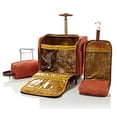thumbnail image 2 of Samantha Brown Embossed Classic Croco Underseater Luggage with Accessories ~Black, 2 of 3