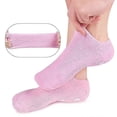 thumbnail image 2 of Silicone Heel Socks Gel Socks for moisturizing Spa Gel Socks Foot Lotion Socks Ladies Booties Spa Soften Socks Moisturizing Sock Socks for Women Repai, 2 of 5