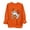 Orange#women's halloween t shirt, variant on Halloween Shirts for Women Halloween Sweatshirts Cute Ghost Graphic Crewneck Sweatshirt Oversized Long Sleeve Pullover Tops 2025 Beige,XS