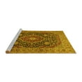 thumbnail image 2 of Ahgly Company Machine Washable Indoor Rectangle Medallion Yellow Traditional Area Rugs, 2' x 3', 2 of 4