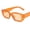 Transparent Orange, variant on SEARCHI Vintage  Sunglasses  Women Men Fashion Retro Small  Frame Glasses