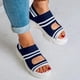 thumbnail image 2 of WILLBEST Sandalias Flexibles Para Mujer Con Tacón Medio De Malla Y Puntera De Goma Deportiva Con Plataforma Cubierta, 2 of 6