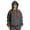 Gray, variant on MaFYtyTPR Women's Hooded Sweatshirts With Eye Mask Fashion Solid Color Pullover Hoodie with Pocket for Women Travel Sleep Dark Brown XL