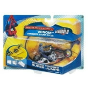 spider-man symbiote stunt cycle venom - ripcord powered super jumps