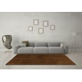 thumbnail image 3 of Ahgly Company Indoor Square Abstract Orange Modern Area Rugs, 4' Square, 3 of 4