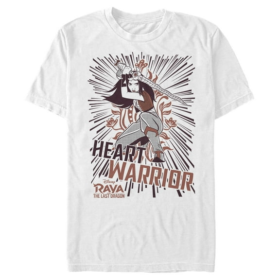 Men's Raya and the Last Dragon Heart Warrior Graphic Tee White X Large