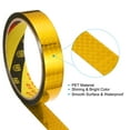 thumbnail image 3 of Uxcell 20mmx30m Prism Tape Holographic Reflective Self Adhesive Decor, Gold 2 Pack, 3 of 5