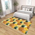 thumbnail image 2 of 3x5 Rug, Pineapple Door Mat Washable Non Slip Soft for Entryway, Tropical Fruit Rug, Kids Summer Fruits Carpet, Pineapple Home Decor & Gifts, 2 of 7