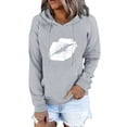 thumbnail image 1 of Sudadera con Capucha con Estampado de Esqueleto Divertido para Mujer Gibobby Gris S, 1 of 5