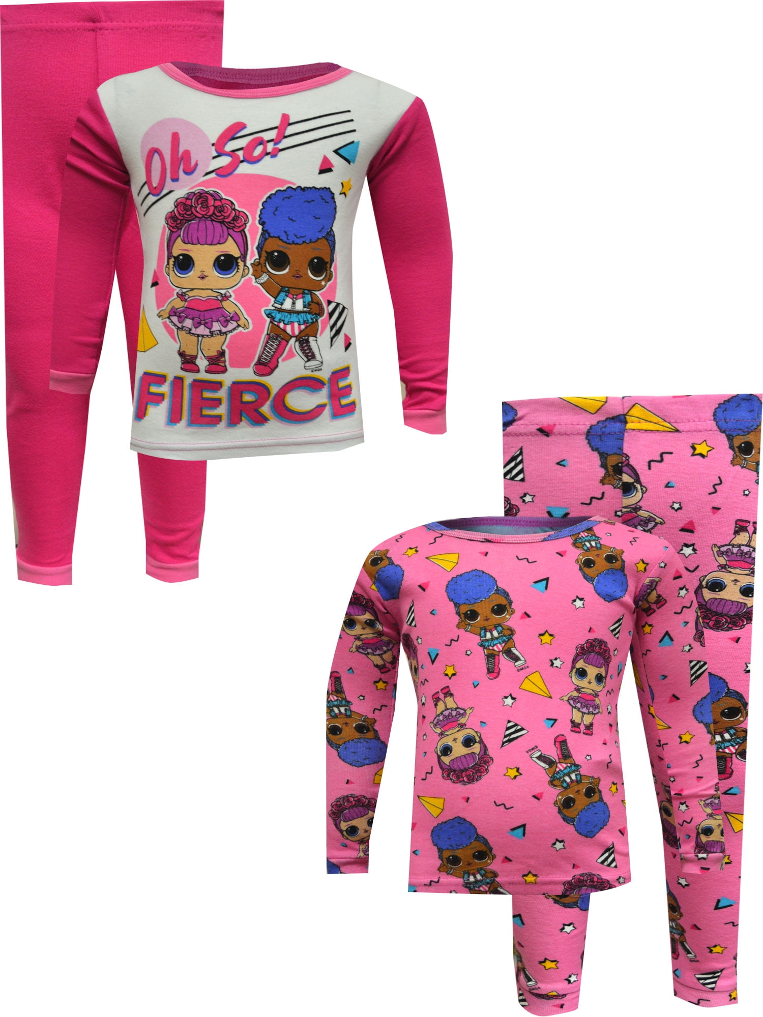 AMERICAN MARKETING ENTERPRISES Ensemble de Pyjama en Coton 4 Pcs pour Filles LOL Surprise Oh So Fierce (6)