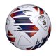 thumbnail image 4 of Balón de fútbol WILSON NCAA Vivido Match, talla 5, blanco/naranja/morado, 4 of 7