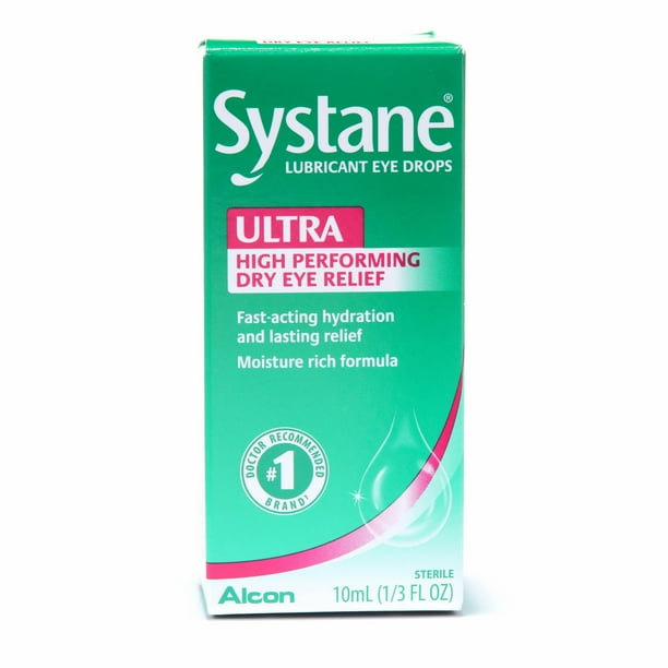 SYSTANE ULTRA Lubricant Eye Drops for Dry Eye Symptoms, 10mL Walmart