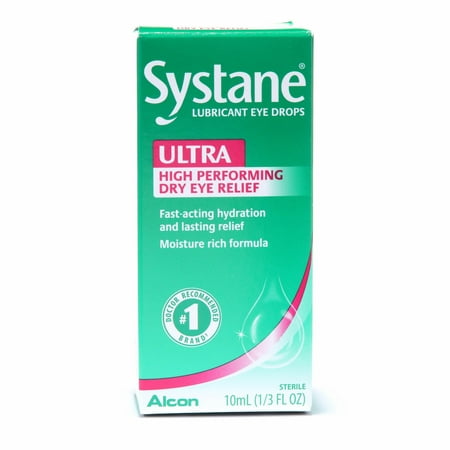 SYSTANE ULTRA Lubricant Eye Drops for Dry Eye Symptoms, (Best Over The Counter Eye Drops For Dry Eyes)