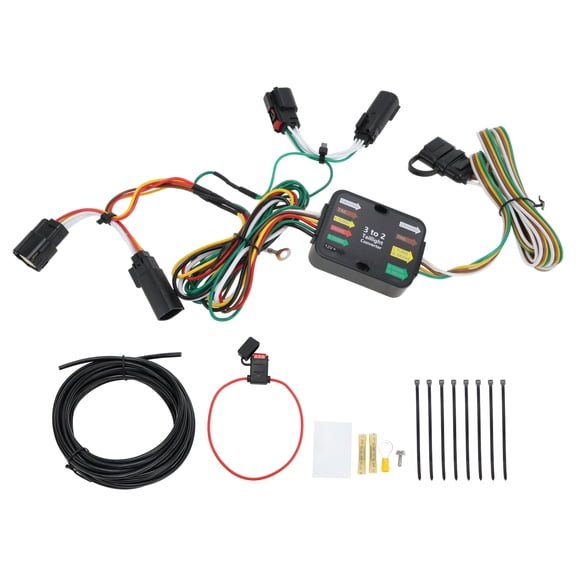 Unique Bargains 1 Set 4 Pin Trailer Wiring Harness No.56292 Towing Hitch Wiring for Ford Edge Sport 2015-2018 Connector Towing Harness Converter