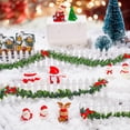thumbnail image 5 of Christmas Garden Fence Wooden Decorative Miniature Fairy Picket Ornament Fence 2 Pieces 35 inch Miniature Accessories for Dollhouse Village Landscape Home Garden Plant - White Small, 5 of 7