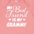 thumbnail image 4 of Inktastic My Best Friend is My Grammy with Hearts Boys or Girls Baby Bodysuit, 4 of 5