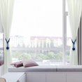 thumbnail image 2 of 2 alzapaños de cortina con bola grande tejida a mano de algodón para cortinas de exterior (azul, 2), 2 of 5