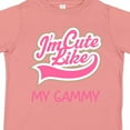 thumbnail image 4 of Inktastic Cute Like My Gammy Girls Toddler T-Shirt, 4 of 5