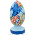 thumbnail image 2 of Birds with Wedding Rings Wooden Easter Egg Figurine, 2 of 4