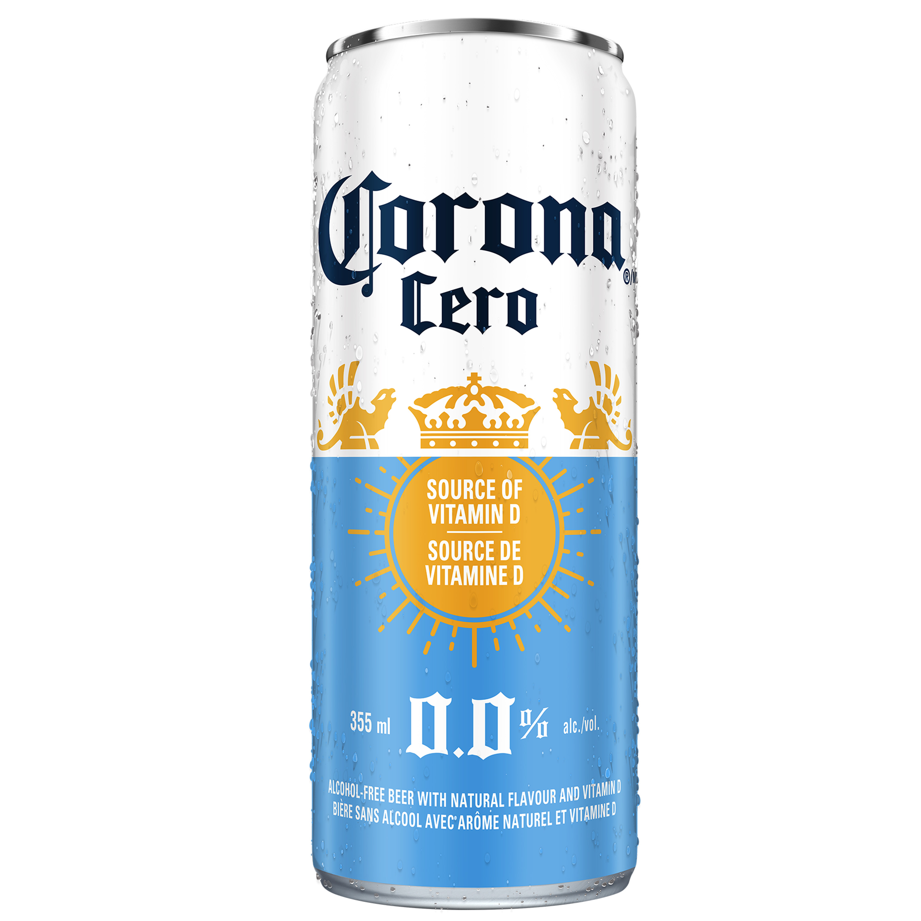 Corona Cero Non-alcoholic Beer Source of Vitamin D, 355 mL Cans