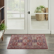 Nourison Fulton Persian Red 2' x 3' Area Rug, (2x3)