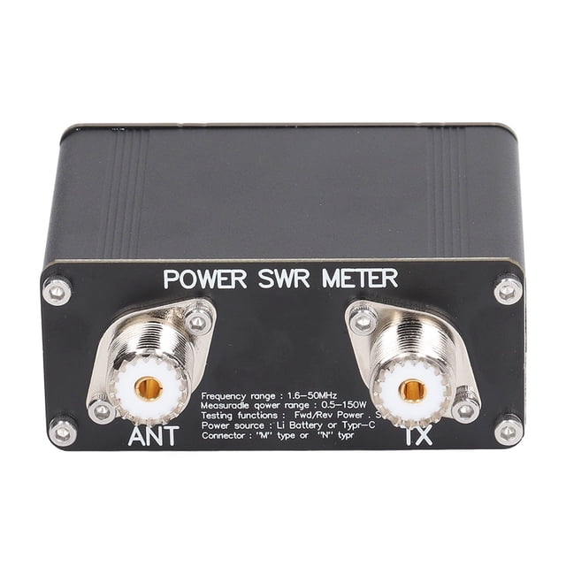 Medidor de prueba de intensidad de campo, medidor de ROE, medidor de onda estacionaria de alta frecuencia de 150 W, medidor de ROE y potencia construido para durar