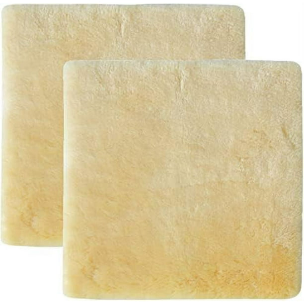 Set Of 2, Natural Sheepskin For Bed Sores And Skin Irritation 100