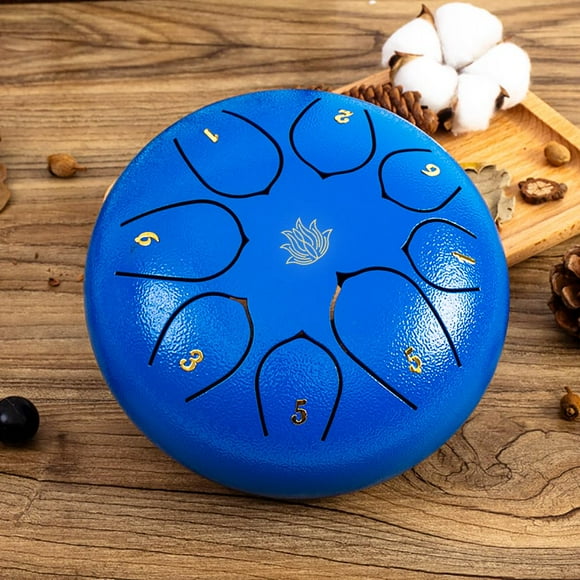 Tambor Eavnbaek de acero de 6 pulgadas y 8 notas con bolsa y accesorios