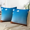 thumbnail image 3 of LALILO Throw Pillow Covers Old Game Retro Super Architecture Art Cushion Cover 18" x 18", 2 Pack, 3 of 6