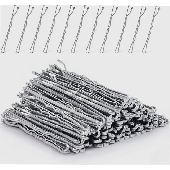 Bobby Pins, 120 Pcs Hair Grips Hair Pins for Women Fine Hair with Box（Silver,5 cm/2 Inches)