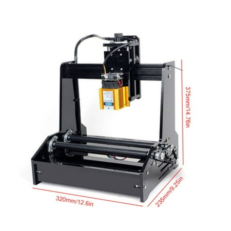 

15W Mini Cylindrical Engraving Machine 15W Desktop Laser Engraver DIY 110v 60Hz