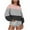 Pink, variant on ZUKMRJPC Crewneck Sweatshirts Women Fashion Color Block Long Sleeve Oversized Pullover Sweater Loose Fit Comfy Fall Tops