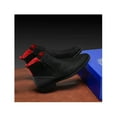 thumbnail image 5 of Men TAYNO Chelsea Chukka Micro Suede Soft Comfortable Zip up Boot Coupe Black, 5 of 6