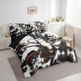 thumbnail image 3 of Castle Fairy Western Bull Skull Twin Bedding Sets 7-Piece for Boys Girls,Farmhouse Cow Print Bedding Comforter Set Microfiber,Wildlife Animal Hunting Breathable Sheet Sets,Super Cozy Room Decor, 3 of 8